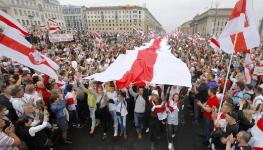 Marking 5th anniversary of massive pro-freedom protests in Belarus