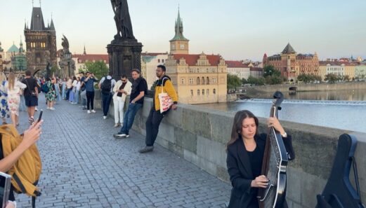 You can’t not notice the Ukrainian presence in Prague